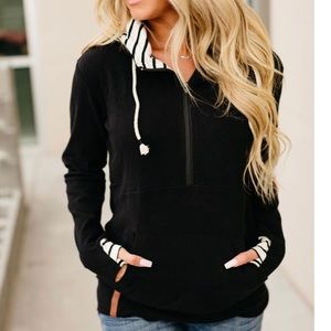 HalfZip Hoodie Twist on Basic